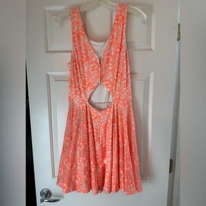 Guess Sz L Coral Mini-Dress